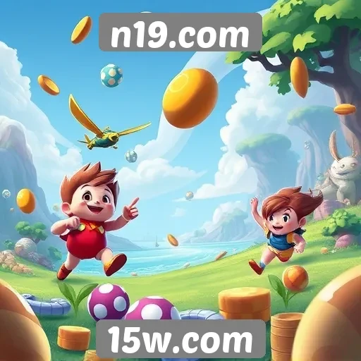 Variedade de jogos disponíveis em n19.com